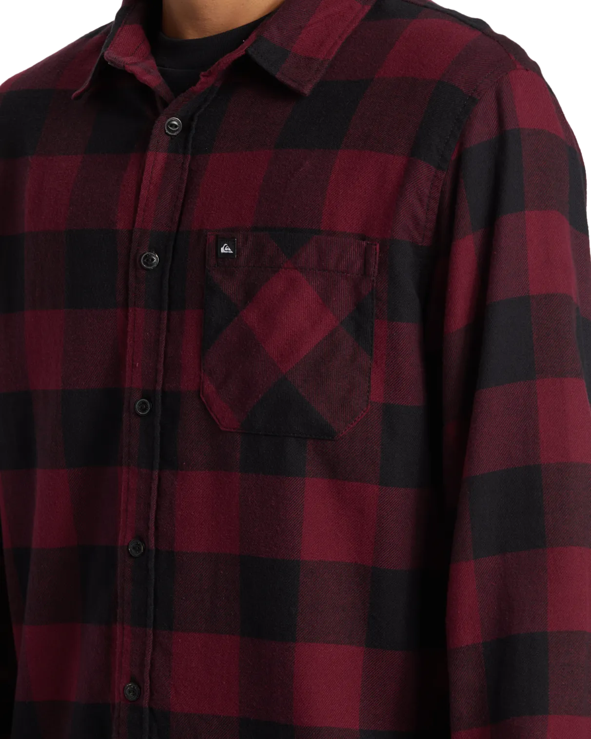 Quiksilver Clothing Buffalo Classic Flannel Shirt in Wine