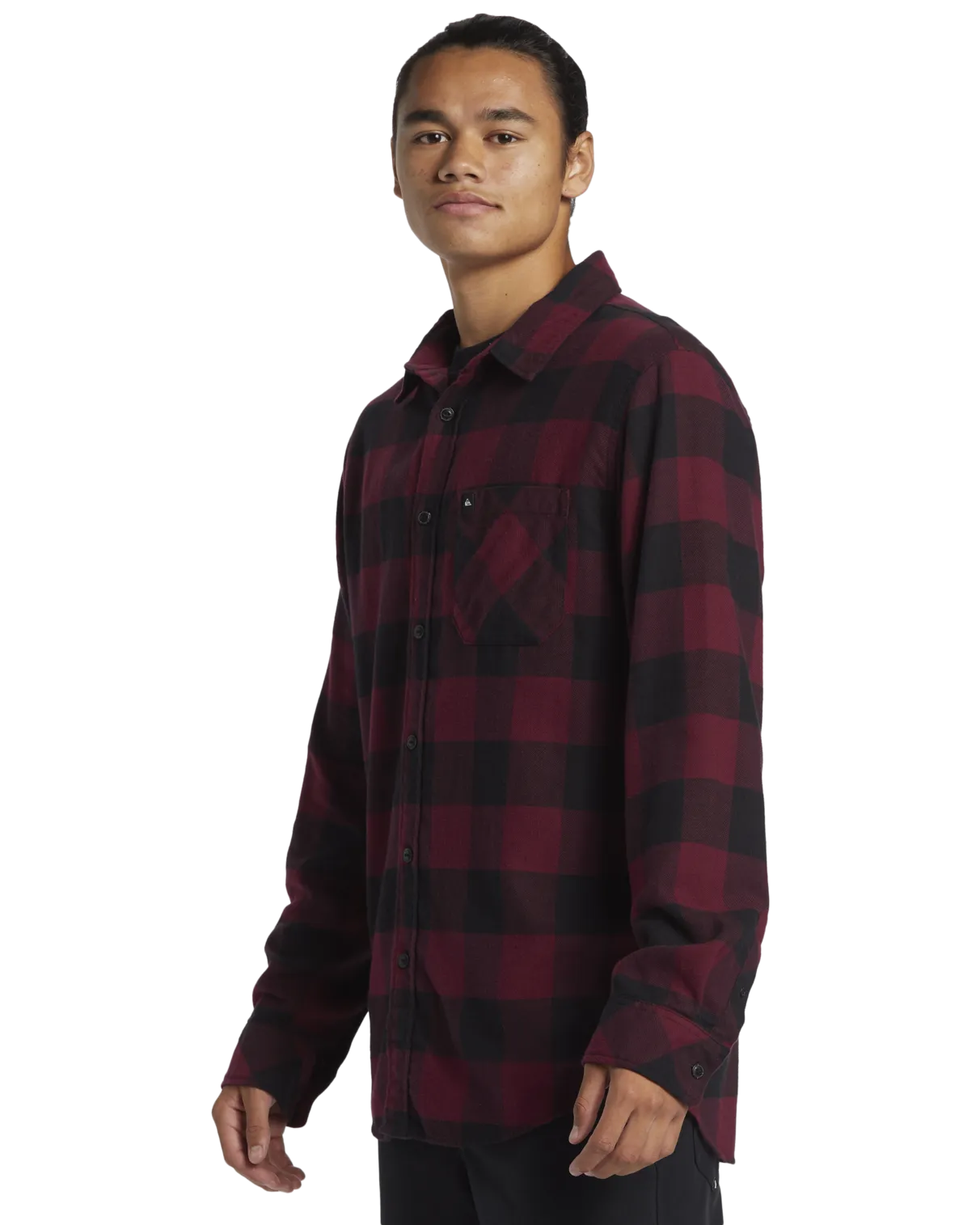 Quiksilver Clothing Buffalo Classic Flannel Shirt in Wine