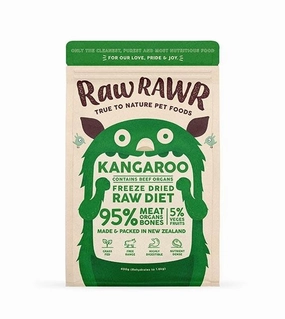 Raw Rawr's Freeze Dried Kangaroo & Beef Balanced Diet Dog Food freeze-dried dog food,lightweight pet food
