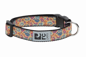 RC Pets Patterned Dog Clip Collar - Leopard dog collar,pet neck strap