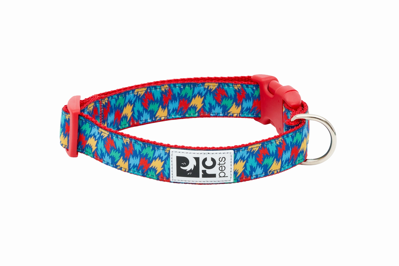 RC Pets Patterned Dog Clip Collar - Palette dog collar,pet neck strap