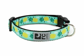 RC Pets Patterned Dog Clip Collar - Pineapple Parade dog collar,pet neck strap