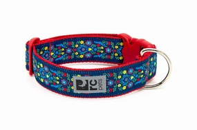 RC Pets Patterned Dog Clip Wide Collar - Feeling Folksy dog collar,pet neck strap