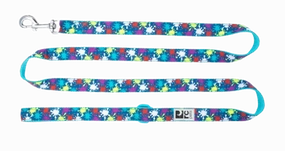 RC Pets Patterned Dog Leash 1/2"x6' - Splatter dog bow tie,pet bandana,dog scarf