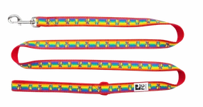 RC Pets Patterned Dog Leash 3/4"x6' - Rainbow Paws dog bow tie,pet bandana,dog scarf