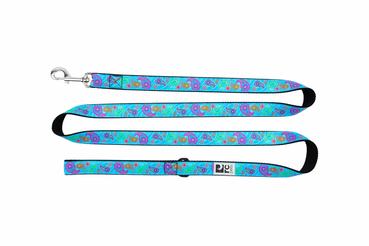 RC Pets Patterned Dog Leash 3/4"x6' - Tropical Paisley dog bow tie,pet bandana,dog scarf