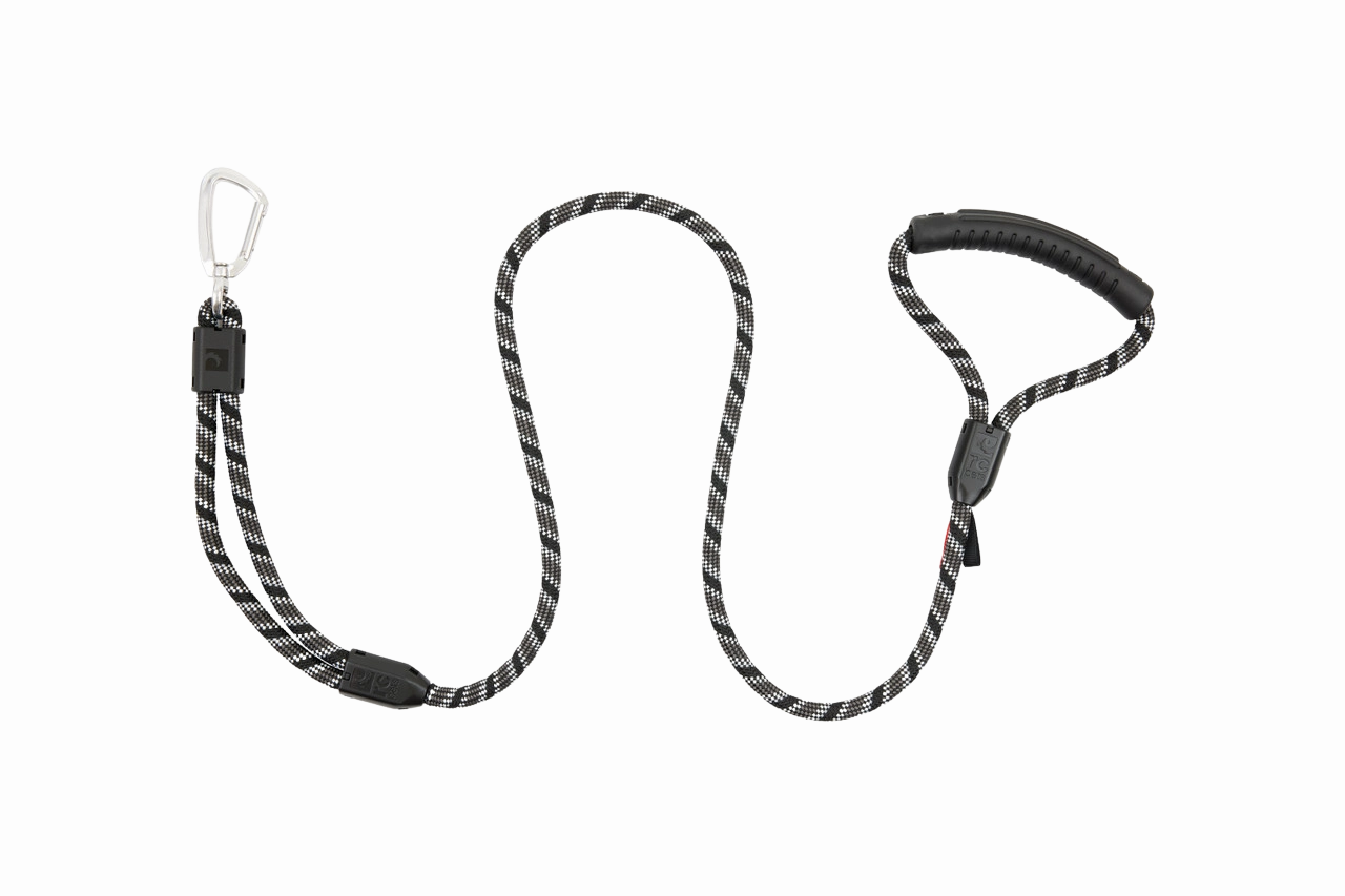 RC Pets Premium Rope Dog Leash 1/2"x5' - Black dog bow tie,pet bandana,dog scarf