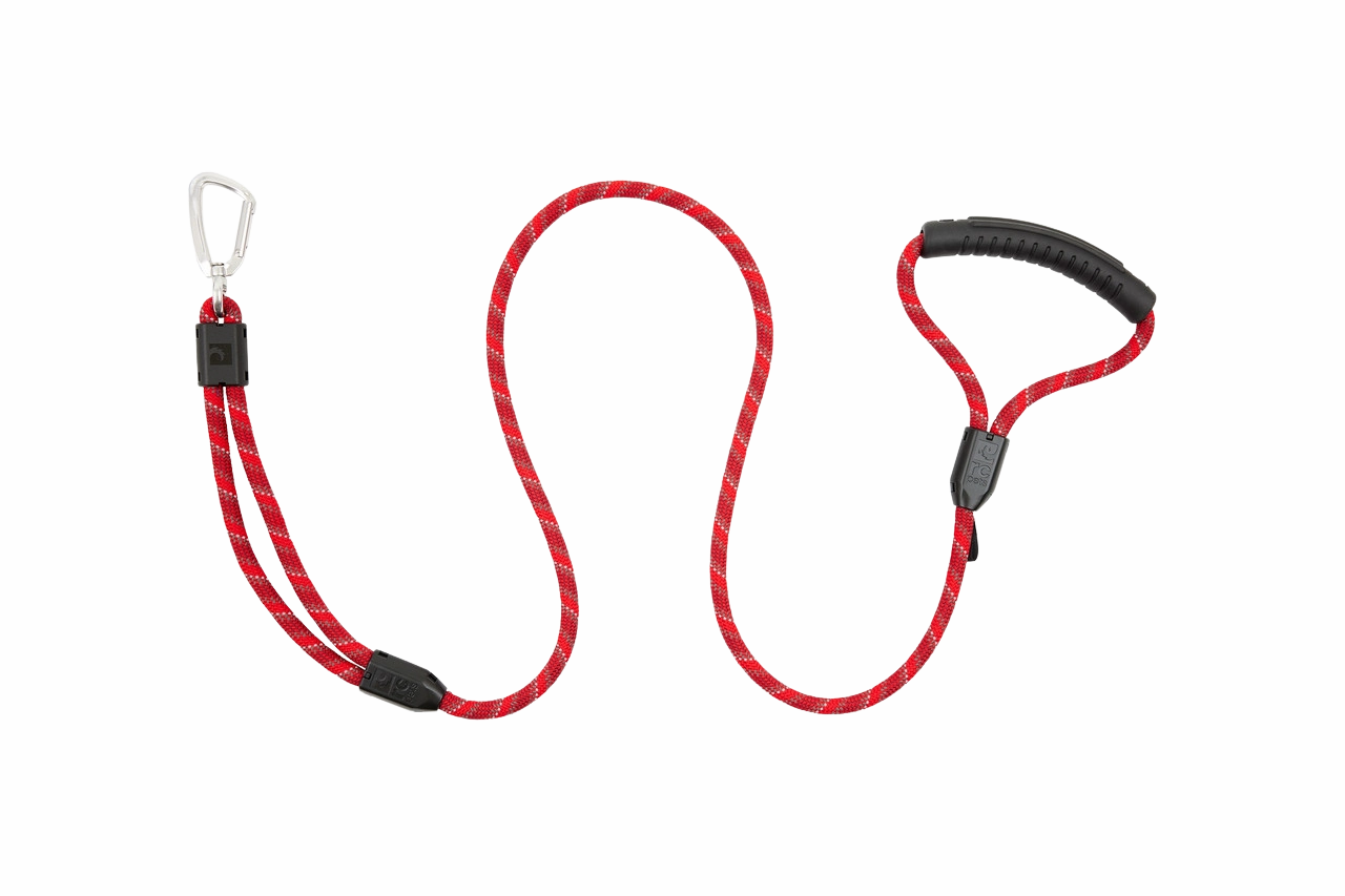 RC Pets Premium Rope Dog Leash 1/2"x5' - Red dog bow tie,pet bandana,dog scarf