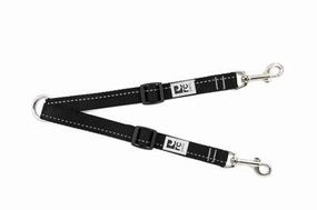 RC Pets Primary Adjustable Dog Leash Coupler - Black dog bow tie,pet bandana,dog scarf