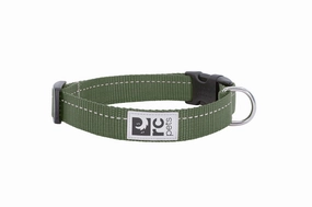 RC Pets Primary Dog Clip Collar - Dark Olive dog collar,pet neck strap