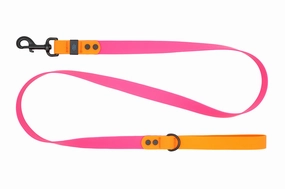 RC Pets Waterproof Dog Leash 3/4"x5' - Azalea/Orange dog bow tie,pet bandana,dog scarf