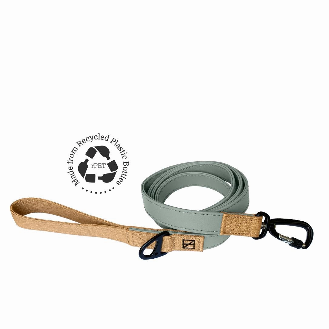 Recycled Ripstop Dog Leash Sage dog mixer,pet meal booster