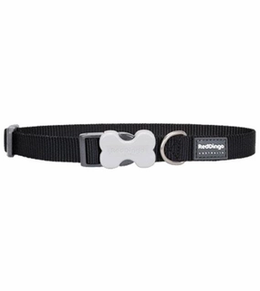 Red Dingo Classic Dog Collar (Black) dog charms,dog ID