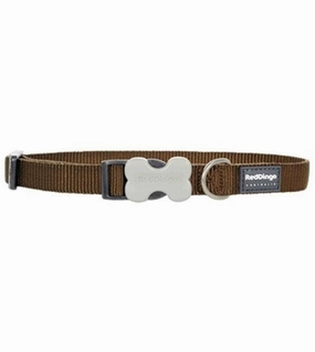 Red Dingo Classic Dog Collar (Brown) dog charms,dog ID