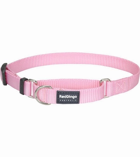 Red Dingo Martingale Choke Prevention Dog Collar (Pink) dog charms,dog ID