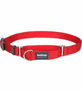 Red Dingo Martingale Choke Prevention Dog Collar (Red) dog charms,dog ID