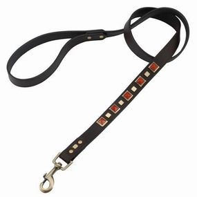 Red Jasper Rock And Roll Dog Leash dog mobility,outdoor pet aid