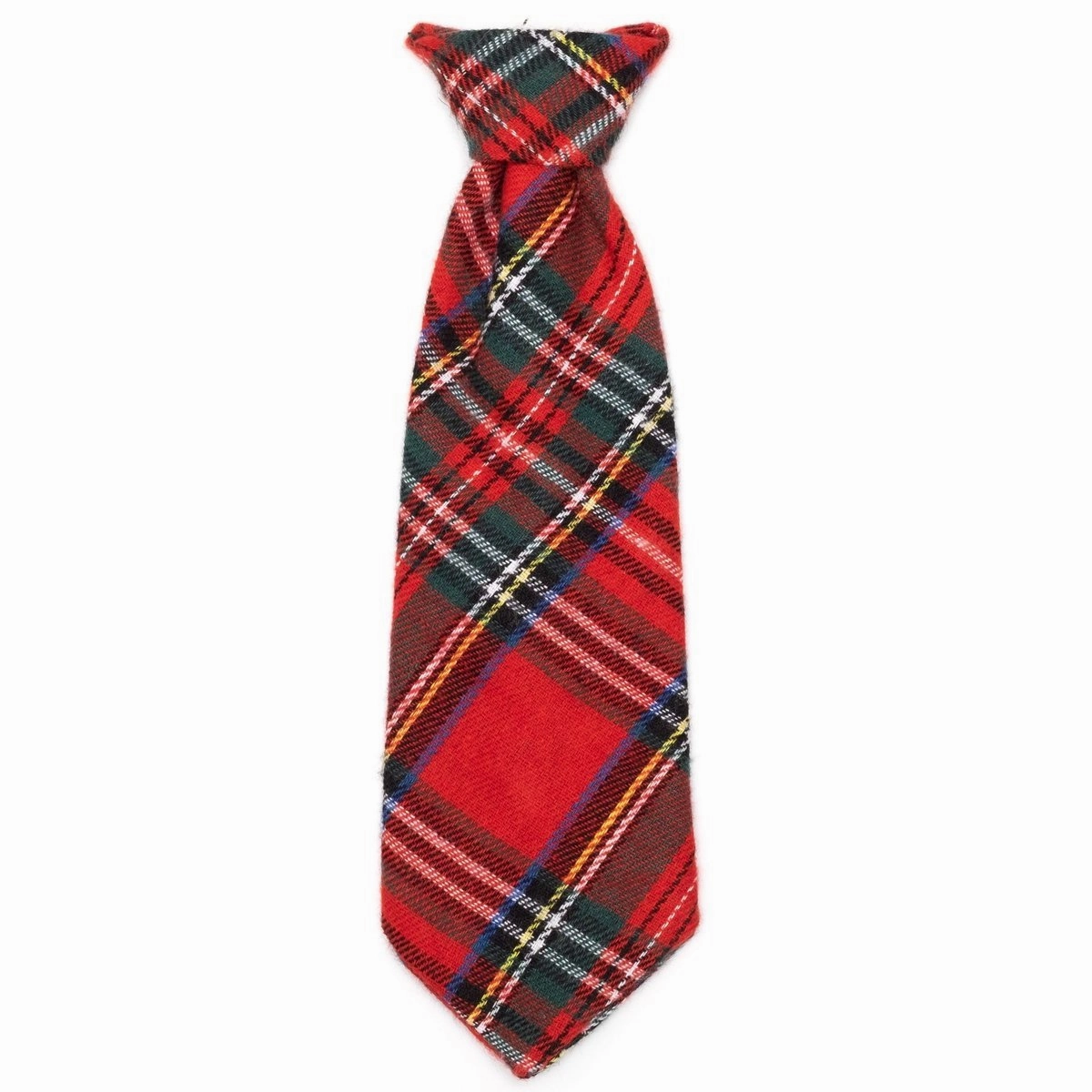 Red Plaid III Dog Necktie