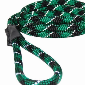 Reflective Slip Rope Dog Leash Green dog mobility,outdoor pet aid