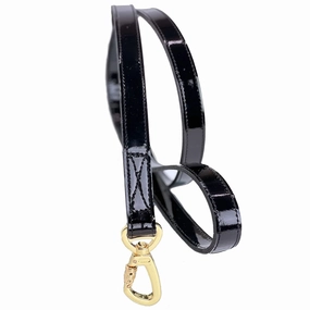 Regency Collection Dog Leash Black Patent dog mixer,pet meal booster