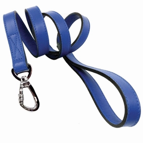 Regency Collection Dog Leash Cobalt Blue/Nickel dog mixer,pet meal booster