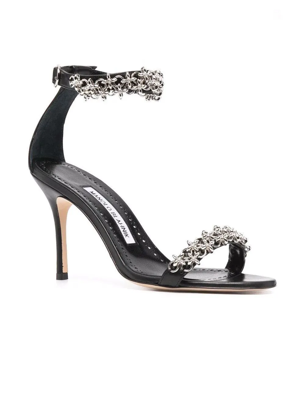 Rekik Fabio Heeled Sandals Black Shoes_Manolo-Blahnik
