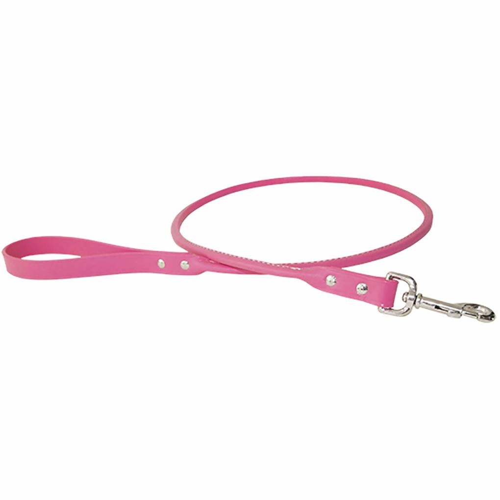 Rolled Leather Dog Leash dog mobility,outdoor pet aid