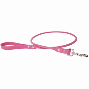 Rolled Leather Dog Leash dog mobility,outdoor pet aid