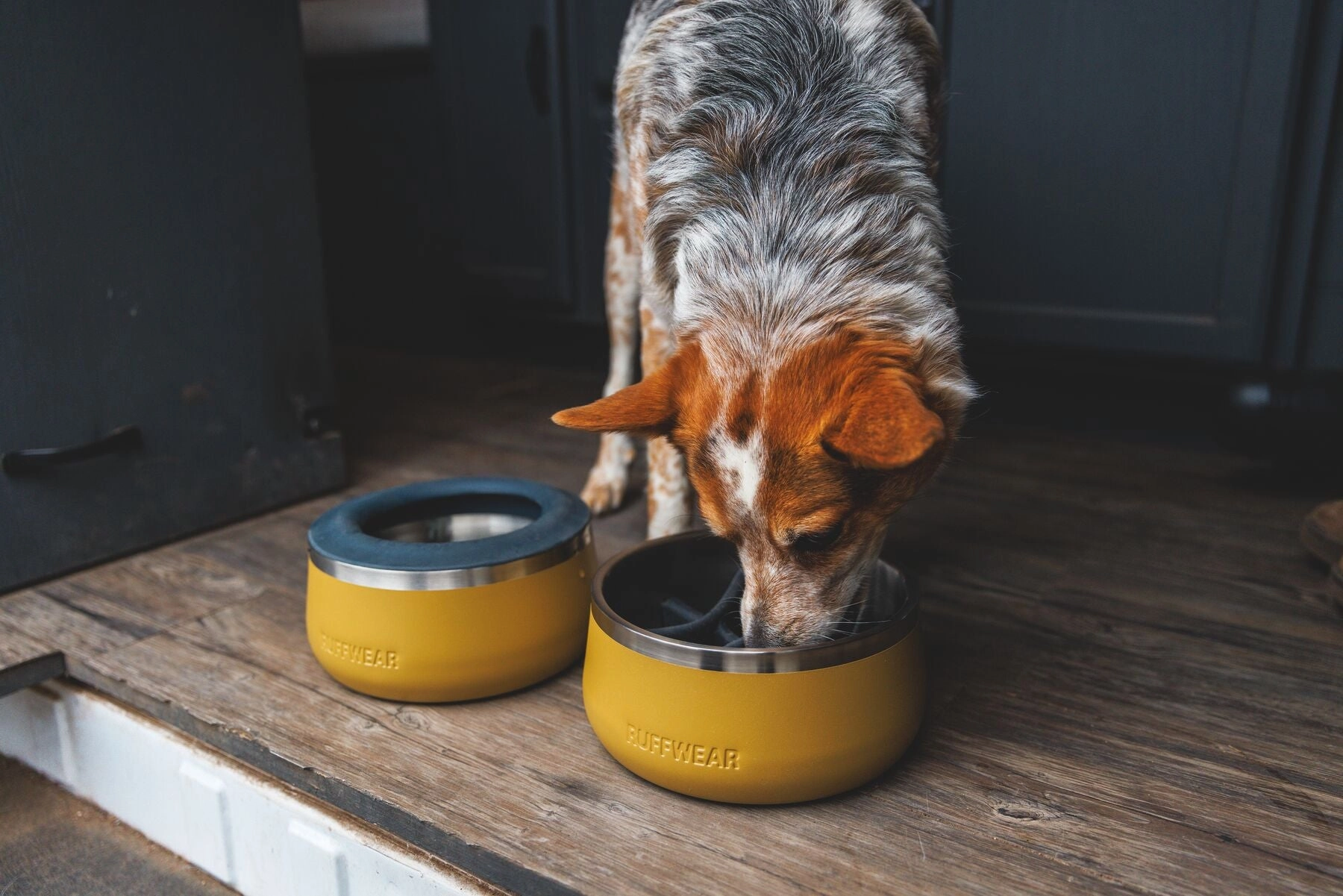 Ruffwear Basecamp Anti-Splash Dog Bowl Insert (Basalt Gray)