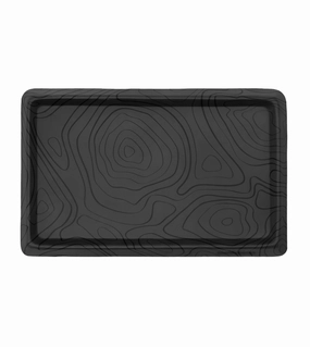 Ruffwear Basecamp Food & Water Bowl Mat (Basalt Gray) dog bowl,pet feeder