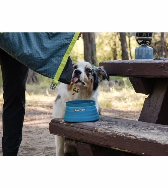 Ruffwear Bivy Collapsible Dog Bowl (Blue Spring)