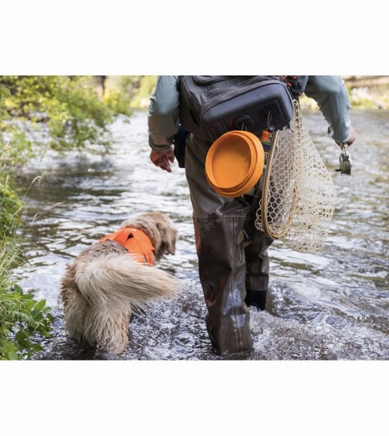 Ruffwear Bivy Collapsible Dog Bowl (Salamander Orange)
