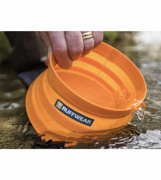 Ruffwear Bivy Collapsible Dog Bowl (Salamander Orange)