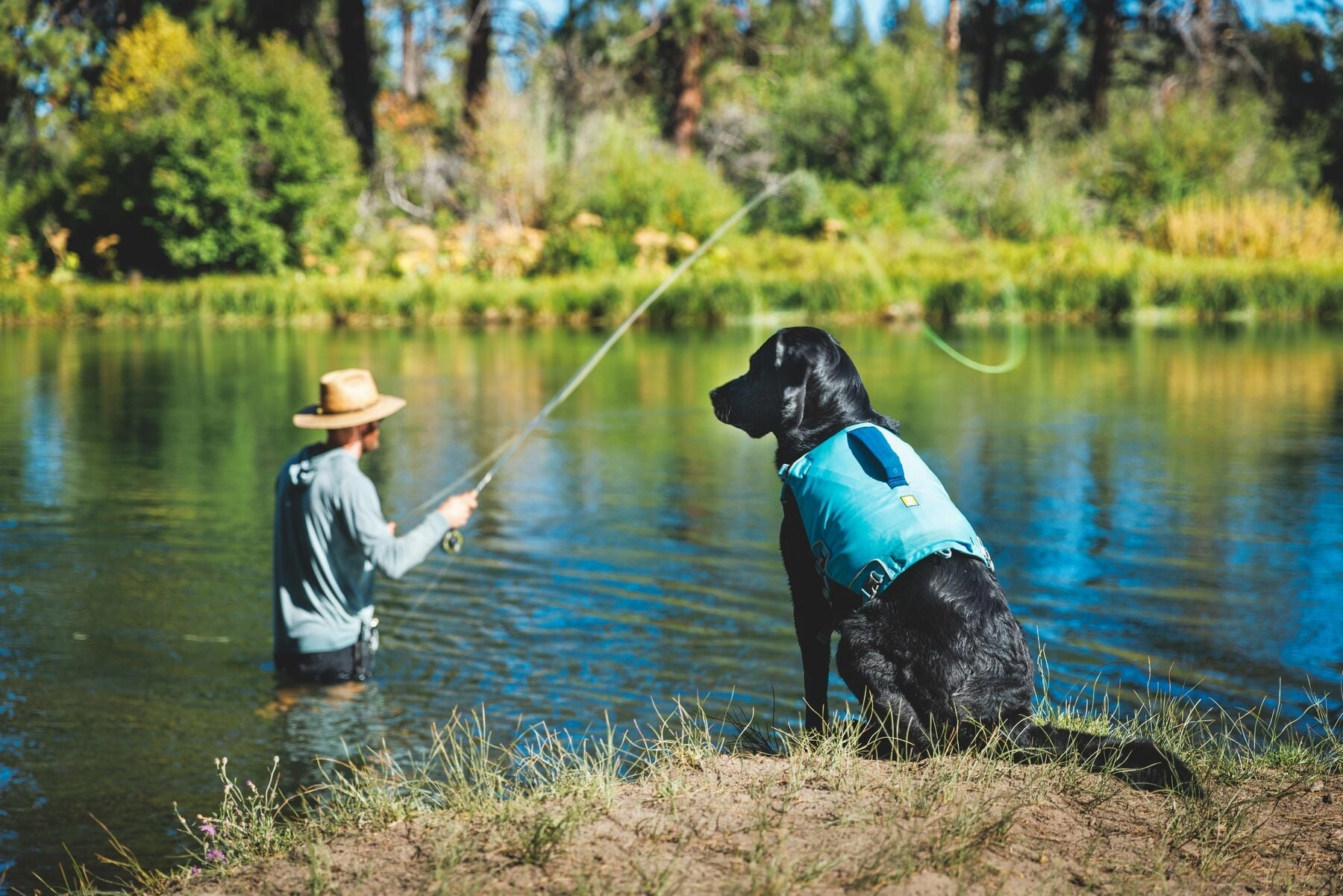 Ruffwear Confluence Harness-Style Dog Life Jacket (Tangelo Orange)