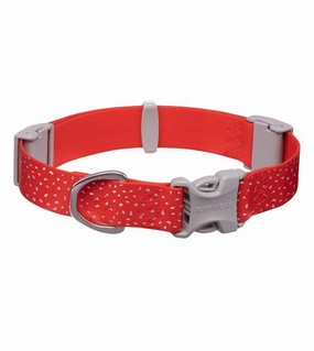 Ruffwear Confluence? Waterproof & Stink-Proof Dog Collar (Red Sumac) dog charms,dog ID