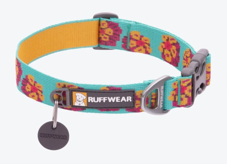 RuffWear Flat Out Collar Spring Burst dog collar,pet neck strap