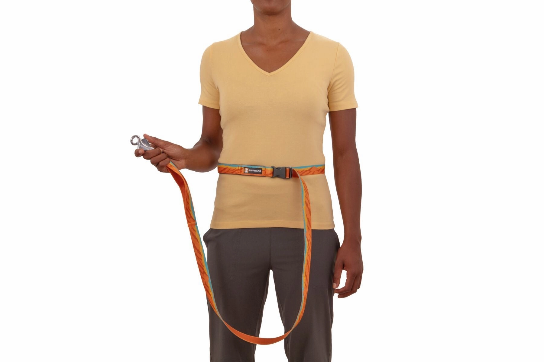 Ruffwear Flat Out? Patterned & Multi-Use Dog Leash (Ember Distortion)