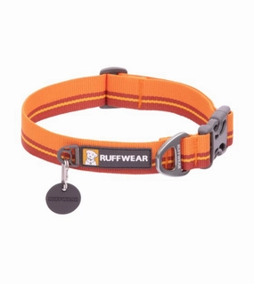 Ruffwear Flat Out? Patterned Dog Collar (Autumn Horizon) dog charms,dog ID