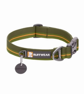 Ruffwear Flat Out? Patterned Dog Collar (Forest Horizon) dog charms,dog ID