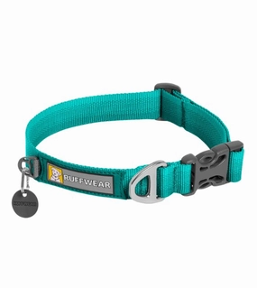 Ruffwear Front Range? Everyday Dog Collar (Aurora Teal) dog charms,dog ID