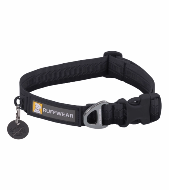 Ruffwear Front Range? Everyday Dog Collar (Basalt Gray) dog charms,dog ID