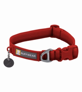Ruffwear Front Range? Everyday Dog Collar (Red Canyon) dog charms,dog ID