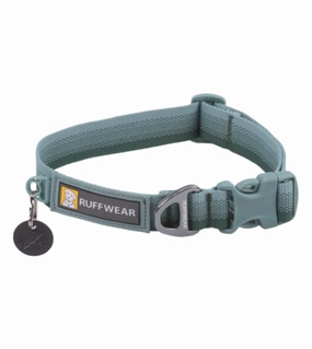 Ruffwear Front Range? Everyday Dog Collar (River Rock Green) dog charms,dog ID