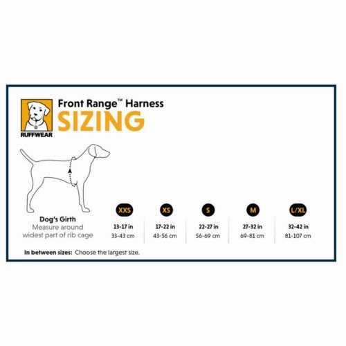 Ruffwear Front Range? Padded Dog Harness (Twilight Gray)