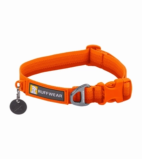Ruffwear Front Range? Soft & Durable Everyday Dog Collar (Blaze Orange) dog charms,dog ID