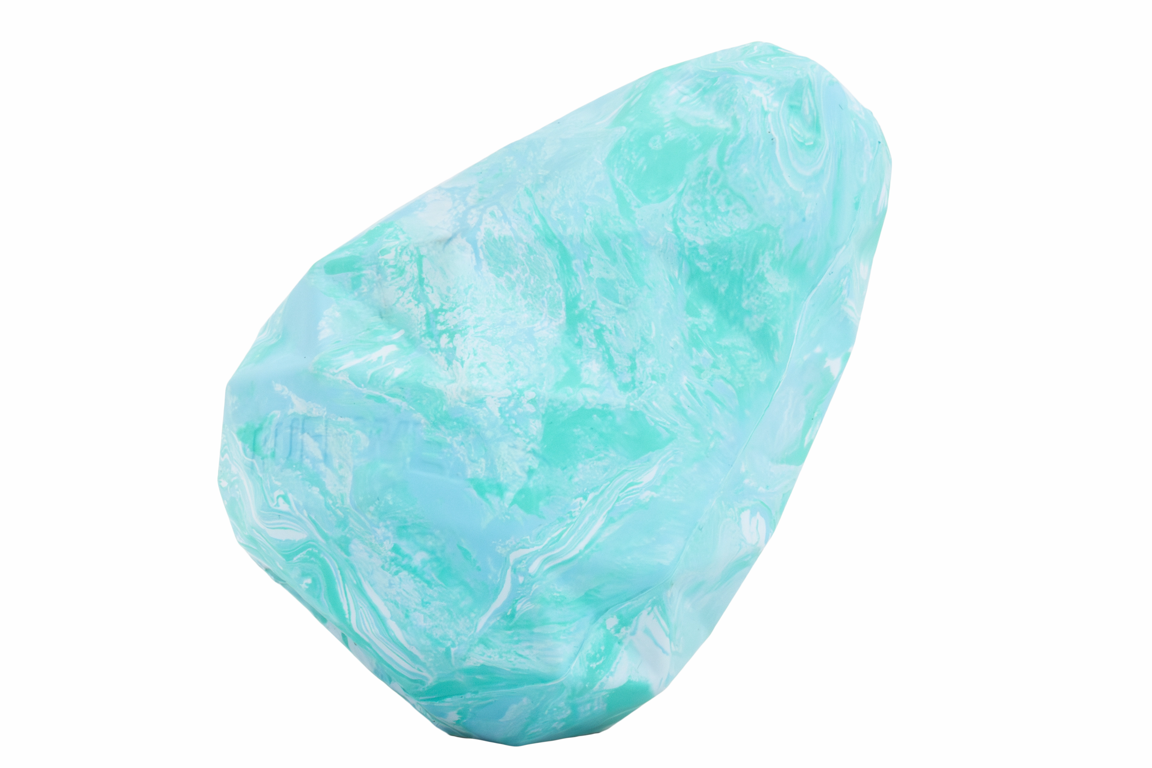 Ruffwear Gnawt-a-Cone Natural Rubber Treat Dispenser Throw Dog Toy (Glacial Blue)