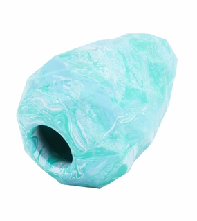 Ruffwear Gnawt-a-Cone Natural Rubber Treat Dispenser Throw Dog Toy (Glacial Blue) large breed food,big dog food