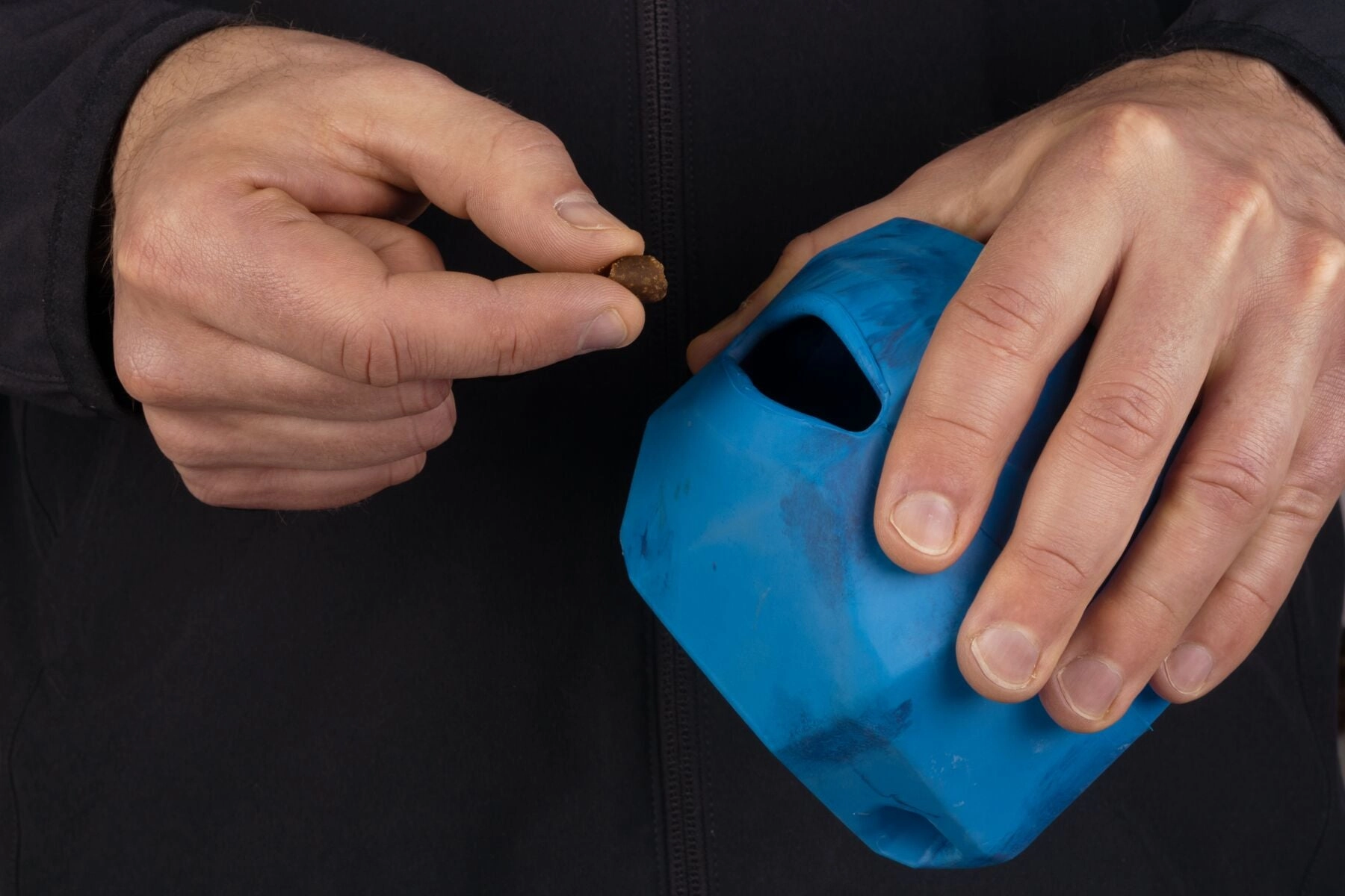 Ruffwear Gnawt-a-Rock Natural Rubber Treat Dispenser Throw Dog Toy (Glacial Blue)