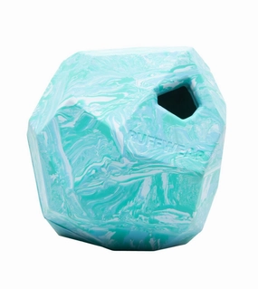 Ruffwear Gnawt-a-Rock Natural Rubber Treat Dispenser Throw Dog Toy (Glacial Blue) wet dog food,moist dog food