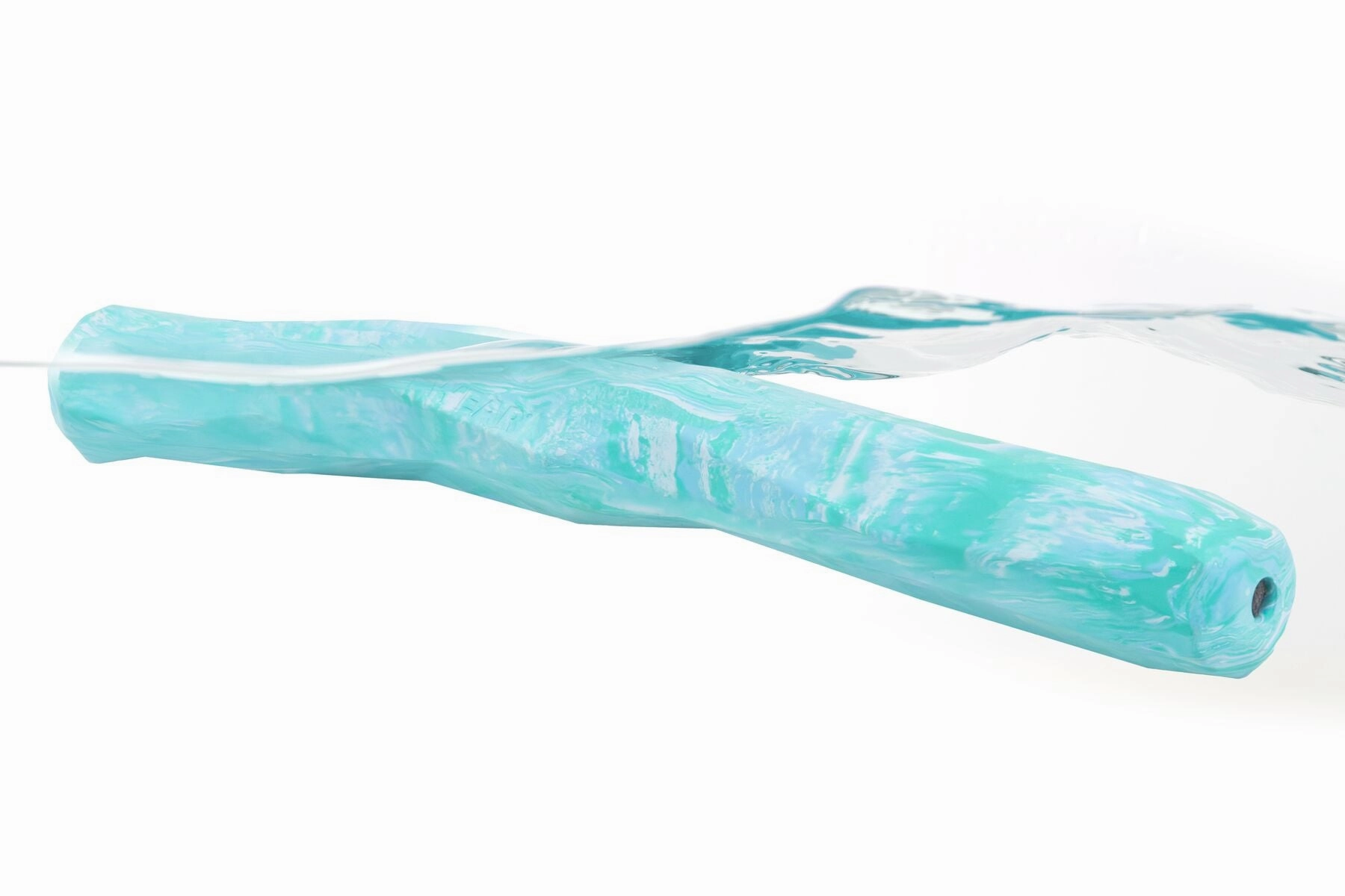 Ruffwear Gnawt-a-Stick Natural Rubber Floating Throw Dog Toy (Glacial Blue)